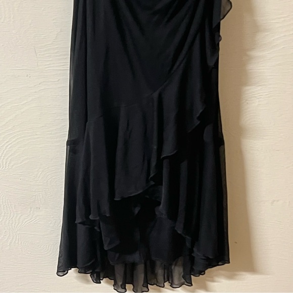 Vintage City Triangles Sequin Halter Dress Y2K Fairy Grunge Prom Size Medium - Picture 5 of 11